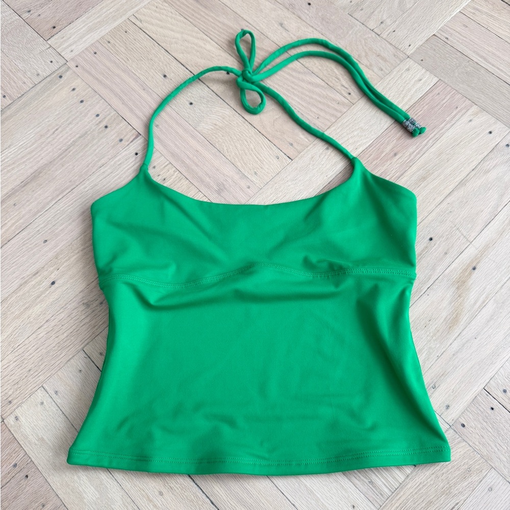 Green Halter Tank Top - Women